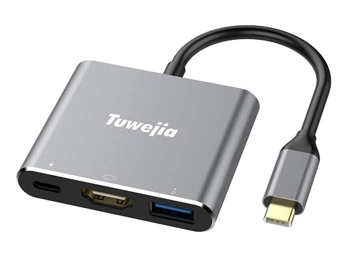 USB C to HDMI Multiport Adapter USB 3.1 Gen 1 Thunderbolt 3 to HDMI 4K Video ...
