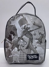 MCR My Chemical Romance THE BLACK PARADE Mini Backpack Adjustable Straps - NICE!