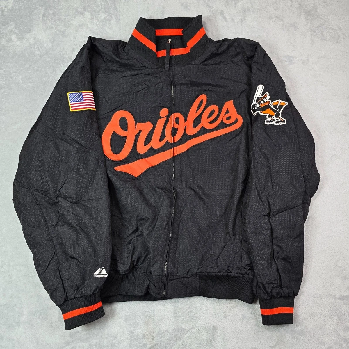 Majestic MLB Orioles プルオーバー ジャケット XL Majestic Baltimore Orioles MLB Jackets for sale | eBay
