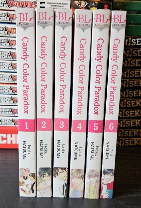 Manga Candy Color Paradox Bundle Vol 1-6 English Volumes BL Sublime