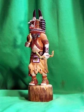 Hopi Kachina Doll - The Badger Kachina by Wally Grover - Beautiful!