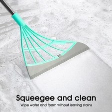 Silicone Magic Broom Floor Squeegee Rubber Mop Pet Hair Remover Window Wiper UK