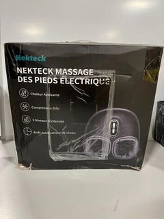 Nekteck Shiatsu Foot Massager Machine Black (NK FM 0301 GY SP)
