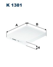 Innenraumfilter Pollenfilter 240Mm für KIA 1.2 1.8 2.0 2.2 2.4 3.5 ab 15->