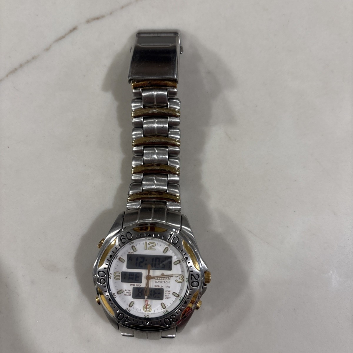 VINTAGE CITIZEN PROMASTER NAVITACH C460 WORLD TIME WATCH | eBay