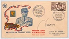 FRANCE 1952 FDC De Lattre SIGNED Designer DECARIS First Day Cover MILITARY RF335