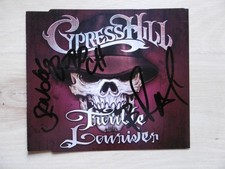 Cypress Hill autographs signed CD cover "Trouble Lowrider"