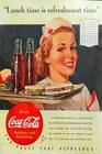 🍹 Coca-Cola Vintage Ad (1940s) Poster - 24x36” - Rare Reprint 🤯💯!
