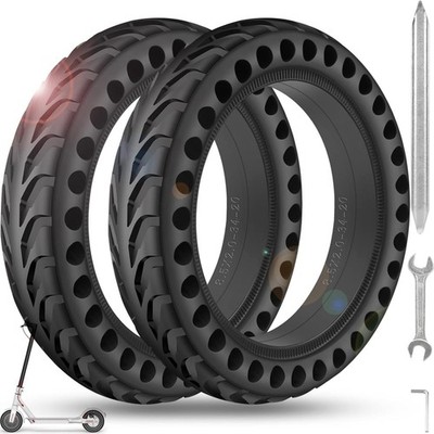 2PCS Electric Scooter Solid Tire 8.5x2 Tubeless Gotrax Hiboy S2 for Xiaomi M365