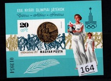 !! HUNGARY - MNH - IMPERF - SPORTS - OLYMPICS - MOSCOW 1980