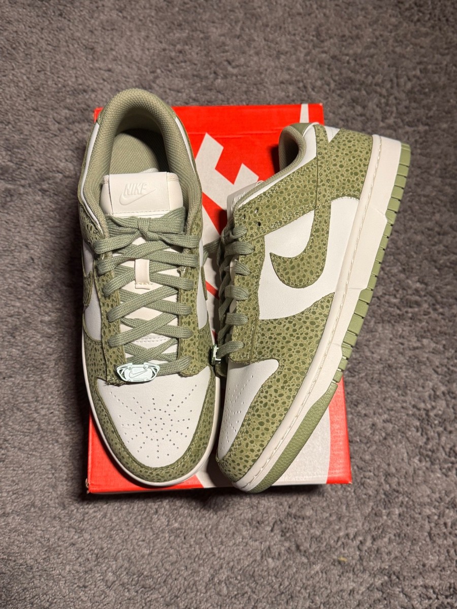 Women's Nike Dunk Low “Safari Oil Green” size 11.5W/10 men's | eBay