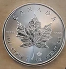 2015 Canadian Silver Maple Leaf 1 oz — photo from another recent sale