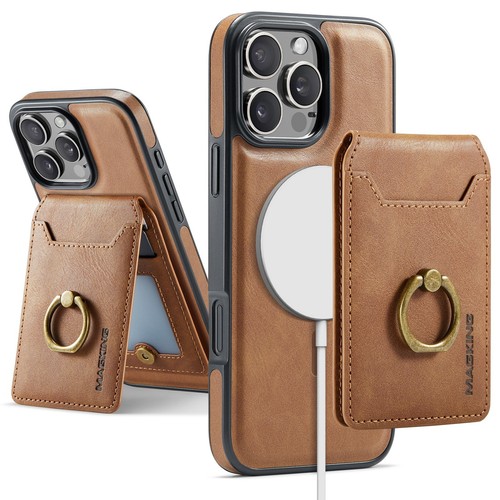 For iPhone 16 Pro Max 15 14 13 12 11 XR Magnetic Phone Case 2in1 Leather Wallet - Picture 7 of 15