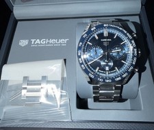 Tag Heuer Carrera Chronograph 44mm Blue Dial Calibre CBN2A1A.BA0643 Box & Card
