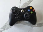 Microsoft Xbox 360 Wireless OEM Controller Black Gamepad CLEANED & TESTED