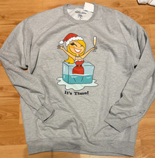 MARIAH CAREY OFFICIAL 2025 CHRISTMASTIME TOUR LAS VEGAS IT'S TIME SWEATER LARGE