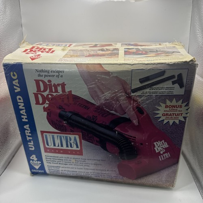 #ad Royal Red Dirt Devil Ultra Handheld Vacuum Cleaner Model M08230TC N Box tested . $21.99