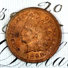 * 1899 * NEAR+ GEM BU MS INDIAN HEAD PENNY * FROM ORIGINAL COLLECTION