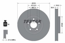 2x Bremsscheibe Vorderachse für MERCEDES-BENZ A-KLASSE Stufenheck B-KLASSE