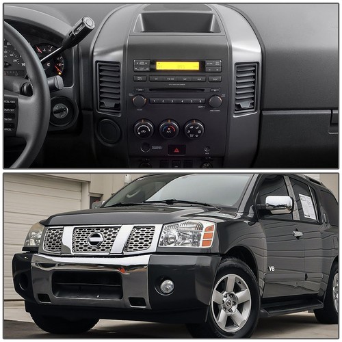 CENTER DASH RADIO A/C INSTRUMENT PANEL COVER LID BEZEL FOR 04-06 NISSAN TITAN - Picture 7 of 7