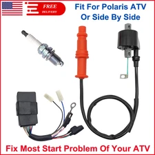 Ignition Coil & Spark Plug & CDI for Polaris Sportsman 500 Big Boss 500 Ranger