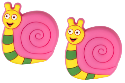 2x Manopola Mobili Chiocciola Cameretta Bimbi Bambini Maniglia