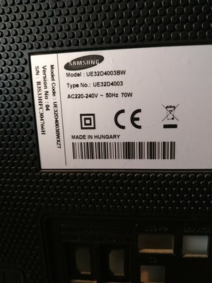 Led illuminazione TV samsung 32 pollici UE32D4003BW | eBay