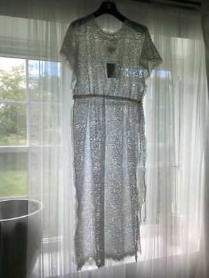 New Women s Urban Renewal Stunning Lace Kimono Cover Up Open Sides White S/M