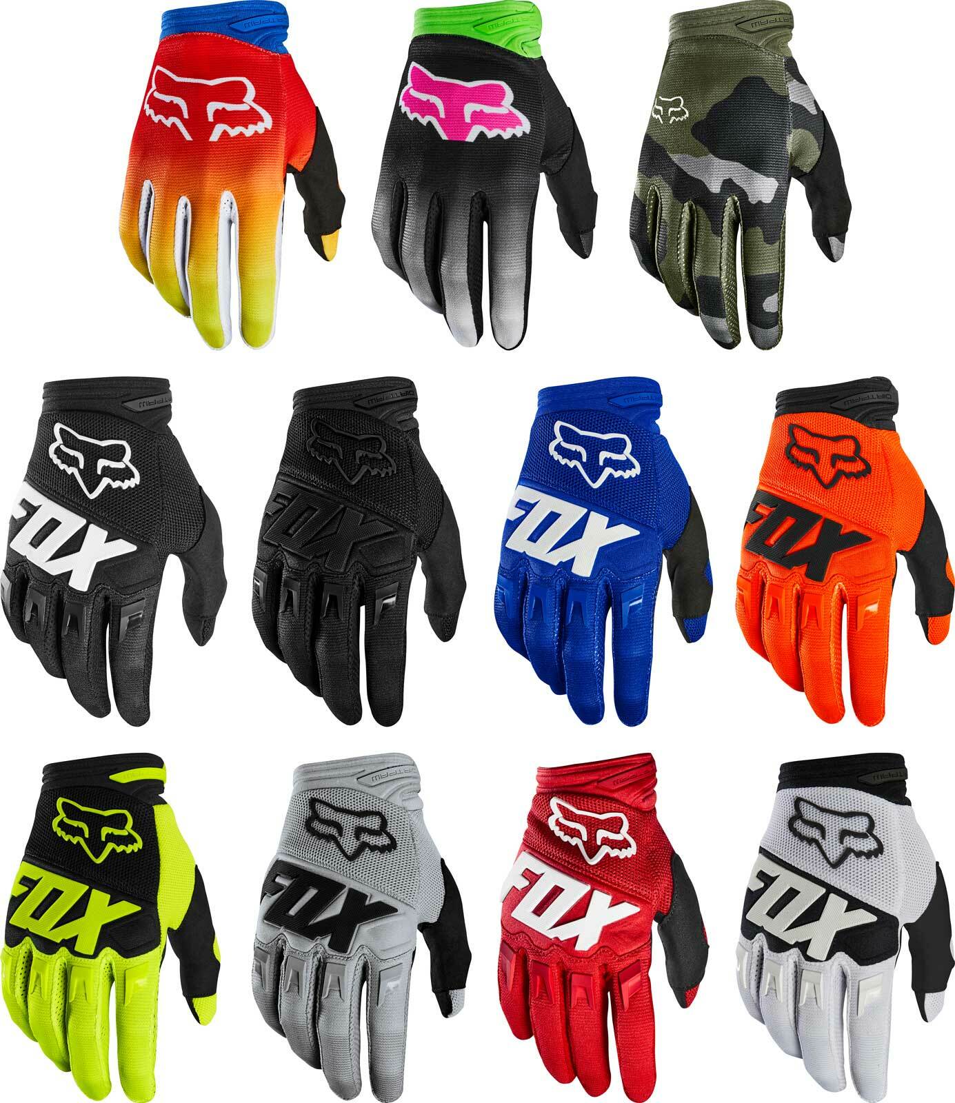 fox motocross gloves
