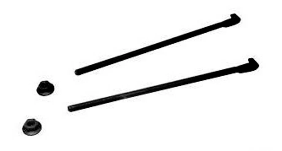 ¡NUEVO! Juego de 5 piezas de bandeja de batería Ford Mustang 1967-1970 sujeción y pernos Foto 3 de 4