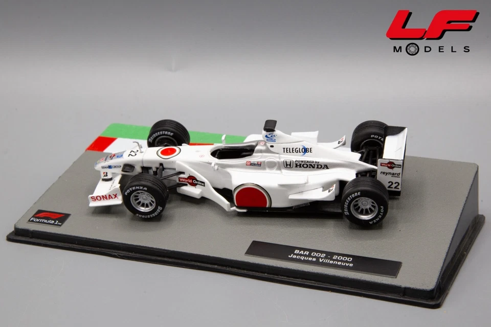 1:43 BAR 002 2000 Jacques Villenueve - F1 Collection - Immagine 2 di 3