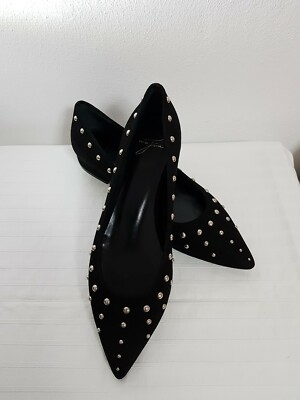 Luxus Pia di Fiore Schuhe Neu!!! ohne Karton Gr.39 Veloursleder, Farbe schwarz. 