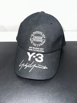Y-3 adidas × YOHJI YAMAMOTO Street Cap men Black