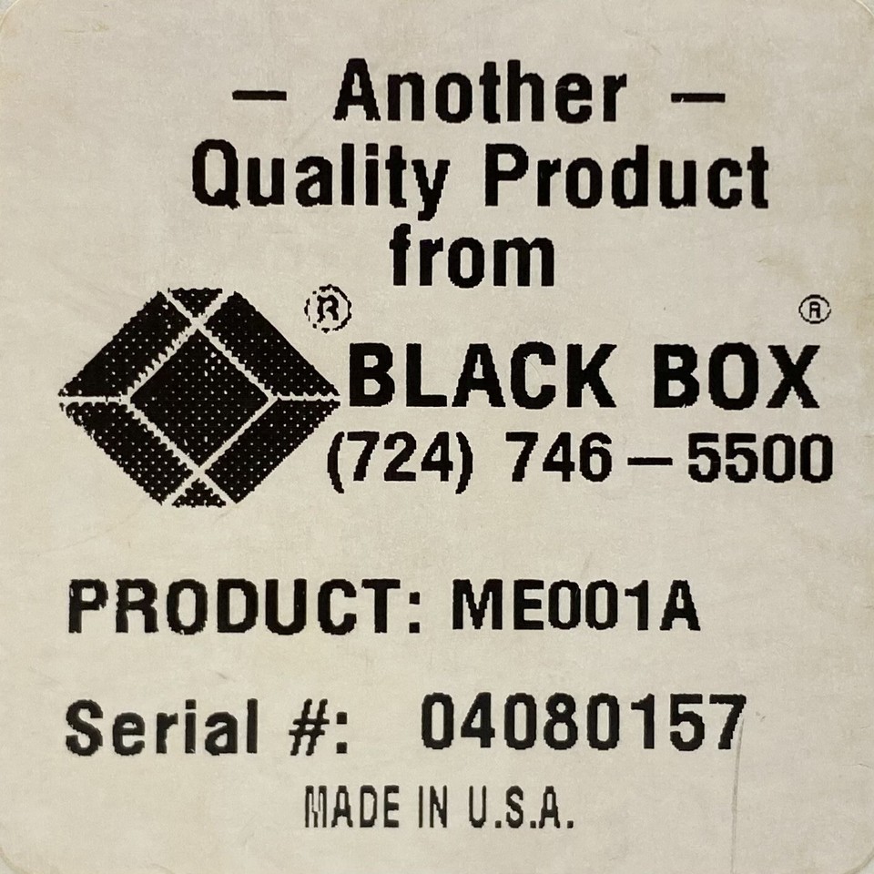 Black Box Serial Cable Booster ME001A 04080157 eBay