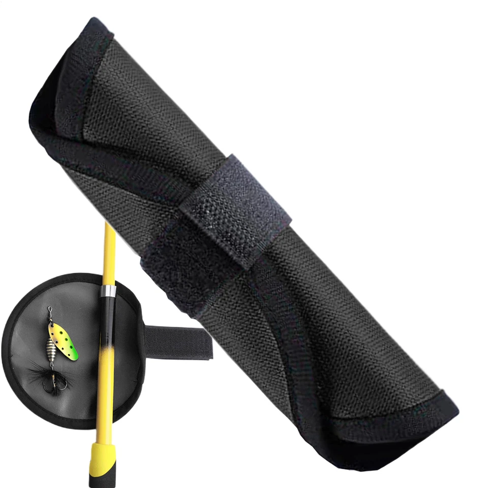 1/6x Señuelo Envoltura Gancho Cubiertas Para Mantener a los Pescadores Pescadores Seguro para Caña de Pescar Foto 3 de 4