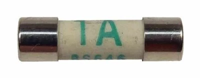 DENCON 1 Amp Small Fuses Shaver Adaptor Fuse Pack of 4 1A BS646 Electrical Plug