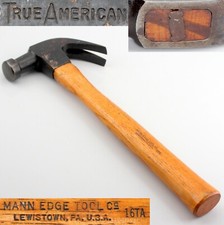VTG 16TA True American Curve Claw Hammer Made by Mann Edge Tool Co Lewistown, PA