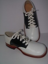 NIB VTG 1950'S GIRLS SADDLE SHOES SABEL SZ 12B