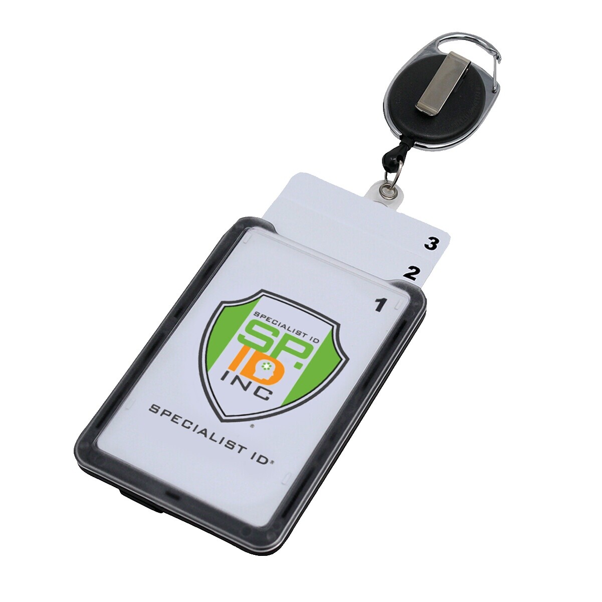 Work Bdges Id Badge Holder Retractable | eBay