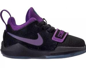 paul george shoes black and purple