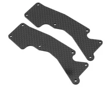 Position 1 RC TLR 8IGHT-XT/XTE Carbon Fiber Front Arm Inserts (2) [NEV100005TLR]
