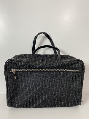 バッグ Christian Dior Trotter bag By Galliano Vtg CHRISTIAN DIOR BY JOHN GALLIANO BLACK TROTTER BAG | eBay