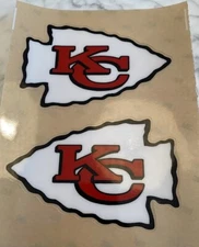 Like Chiefs  Full Size Football Helmet Decals Highest Quality 20 Mil