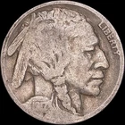 1917 5C Buffalo Nickel Ungraded Circulated