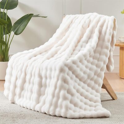 Oster-Hasen-Decke Flauschig – 127 X 152,4 Cm, Plüsch, Waschbar, Für Couch & Bett