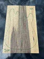 BLACK LIMBA / KORINA 2-piece Strat guitar body 550 x 365 x 47mm S23