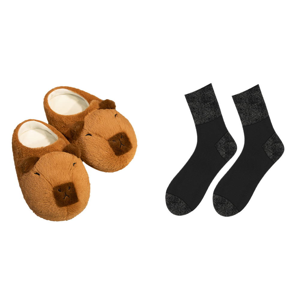 APL Ciabatte donna peluche Capybara ciabatte antiscivolo morbide outdoor invernali de