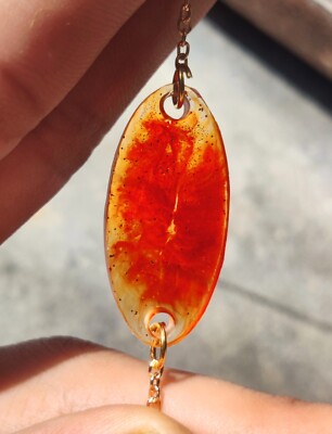Chunky Resin bracelet Amazing fire Glitter Design Bracelets With Gold Plat Chain