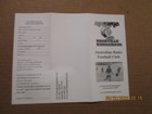 The Nashville Kangaroos,Inc. Vintage 1998 Australian Rules Football Club GuideOpens in a new window or tabBrand New