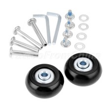 Black Suitcase Luggage Inline Skate Wheel Replacement Repair Size 40mm